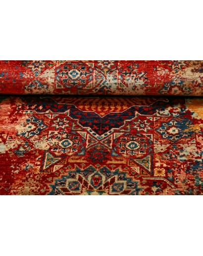 Tappeto Mona Pakistan marrone grigio 81x127