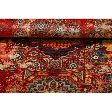 Tappeto Mona Pakistan marrone grigio 81x127