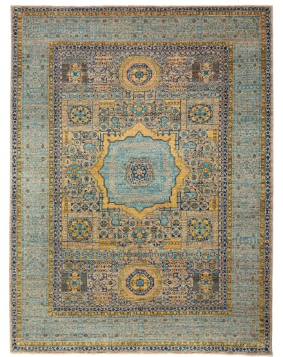 Tappeto Mamlouk Pakistan bianco marrone 207x279