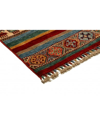 Tappeto Samarkand Pakistan marrone blu 98x112