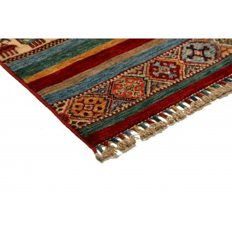 Tappeto Samarkand Pakistan marrone blu 98x112