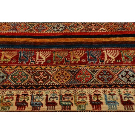 Tappeto Samarkand Pakistan marrone blu 98x112