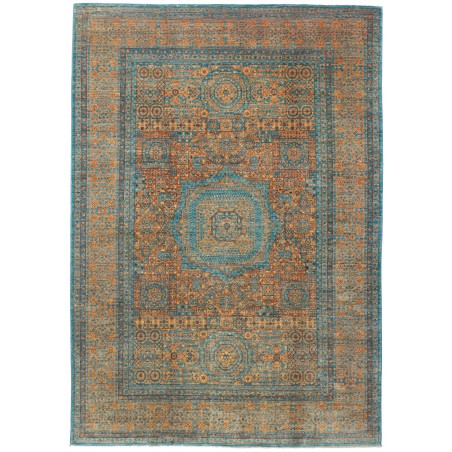 Tappeto Mamlouk Pakistan bianco grigio 205x297