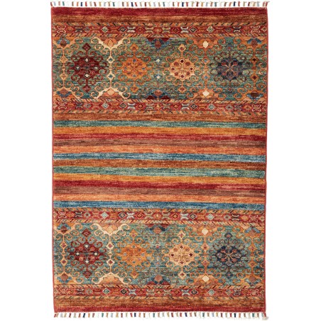 Tappeto Samarkand Pakistan marrone giallo 81x123