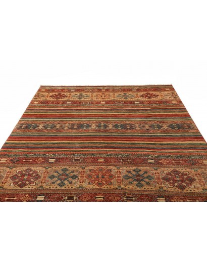 Tappeto Samarkand Pakistan rosso marrone 205x253