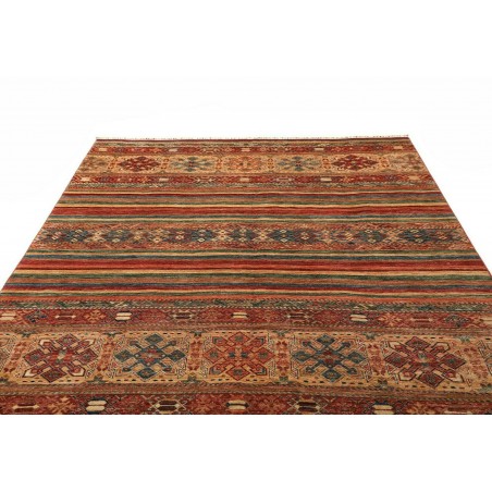 Tappeto Samarkand Pakistan rosso marrone 205x253