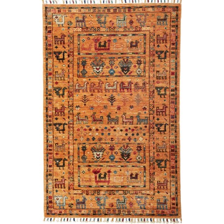 Tappeto Rubin Pakistan arancione grigio 80x123