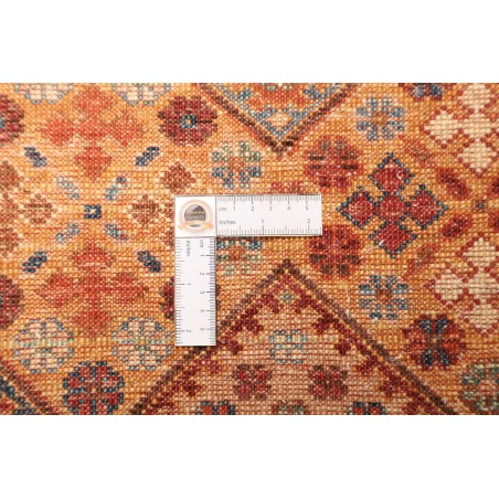 Tappeto Samarkand Pakistan rosso azzurro 77x210