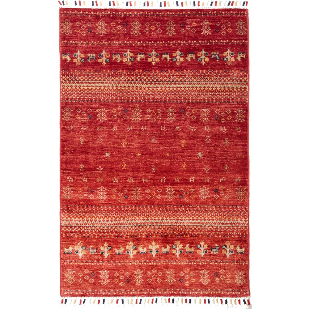 Tappeto Siva Pakistan marrone 79x121 Tappeto Siva Pakistan marrone 79x121