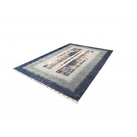 Tappeto Siva Pakistan bianco grigio 210x295