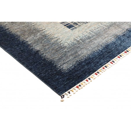 Tappeto Siva Pakistan bianco grigio 210x295