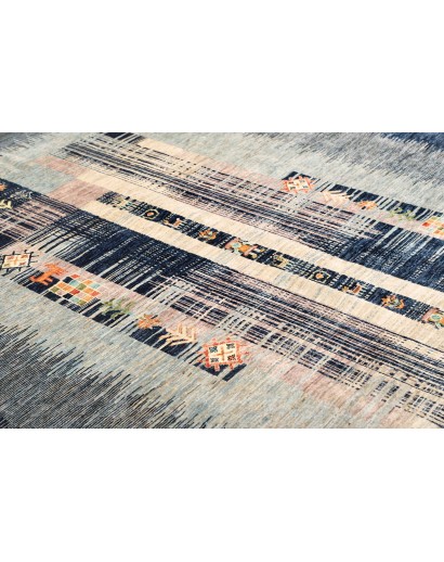 Tappeto Siva Pakistan bianco grigio 210x295