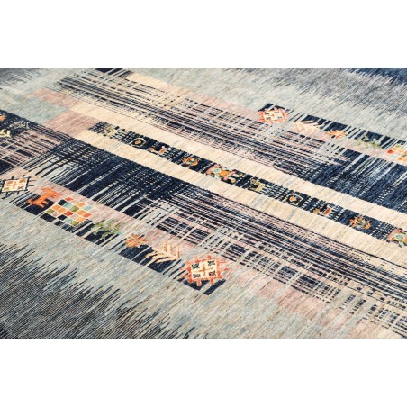 Tappeto Siva Pakistan bianco grigio 210x295