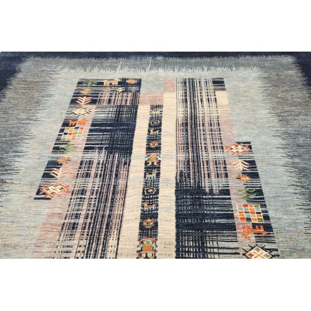 Tappeto Siva Pakistan bianco grigio 210x295