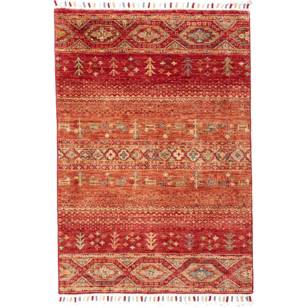 Tappeto Siva Pakistan marrone 80x117 Tappeto Siva Pakistan marrone 80x117