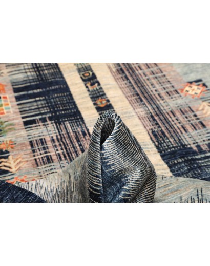 Tappeto Siva Pakistan bianco grigio 210x295