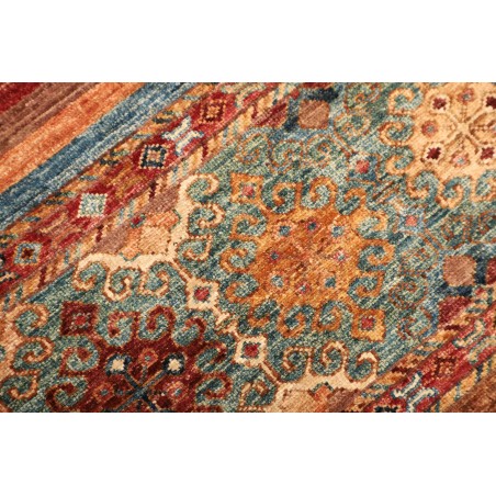 Tappeto Samarkand Pakistan rosso grigio 84x122