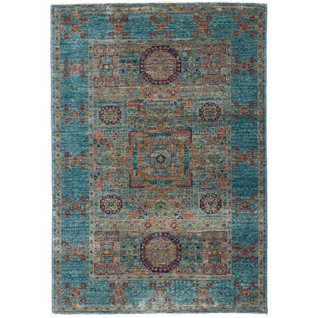Tappeto Mamlouk Pakistan azzurro marrone 83x116