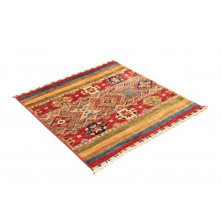 Tappeto Samarkand Pakistan marrone bianco 101x99