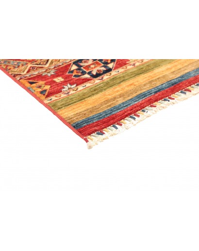 Tappeto Samarkand Pakistan marrone bianco 101x99