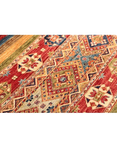 Tappeto Samarkand Pakistan marrone bianco 101x99