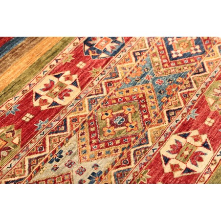 Tappeto Samarkand Pakistan marrone bianco 101x99