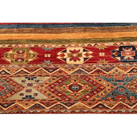 Tappeto Samarkand Pakistan marrone bianco 101x99