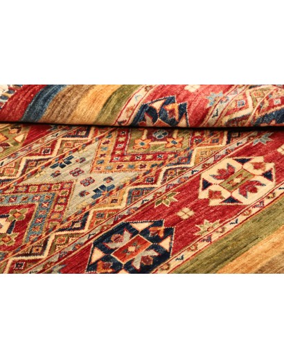 Tappeto Samarkand Pakistan marrone bianco 101x99