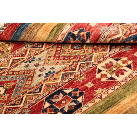 Tappeto Samarkand Pakistan marrone bianco 101x99