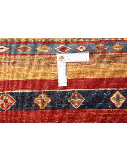 Tappeto Samarkand Pakistan marrone bianco 101x99