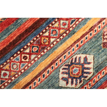 Tappeto Samarkand Pakistan rosso grigio 98x107