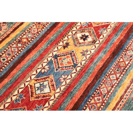 Tappeto Samarkand Pakistan rosso grigio 98x107