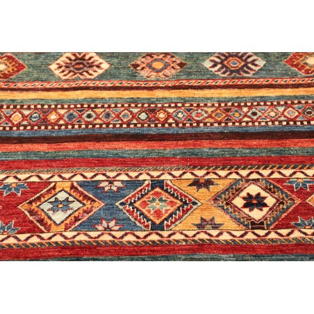 Tappeto Samarkand Pakistan rosso grigio 98x107