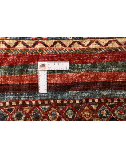 Tappeto Samarkand Pakistan rosso grigio 98x107