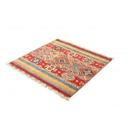 Tappeto Samarkand Pakistan marrone grigio 103x99