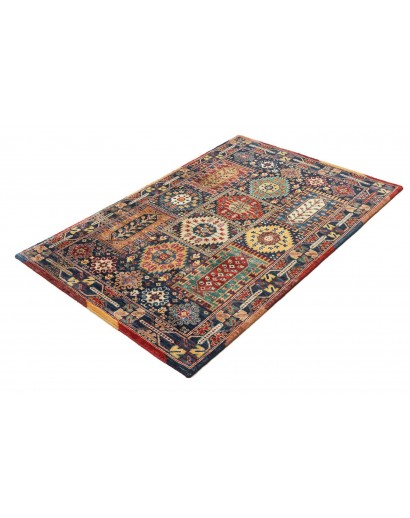 Tappeto Tribal Pakistan azzurro grigio 100x152