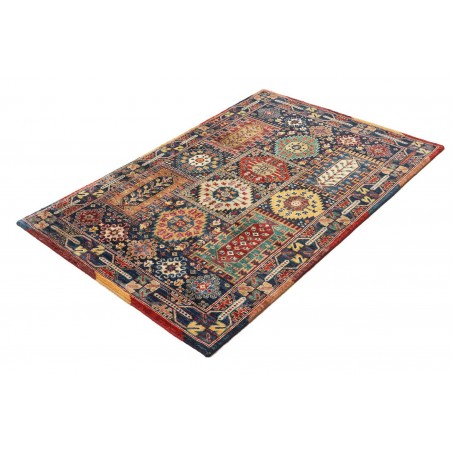 Tappeto Tribal Pakistan azzurro grigio 100x152