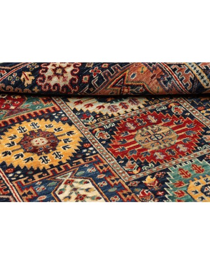 Tappeto Tribal Pakistan azzurro grigio 100x152