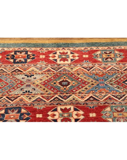 Tappeto Samarkand Pakistan marrone grigio 103x99