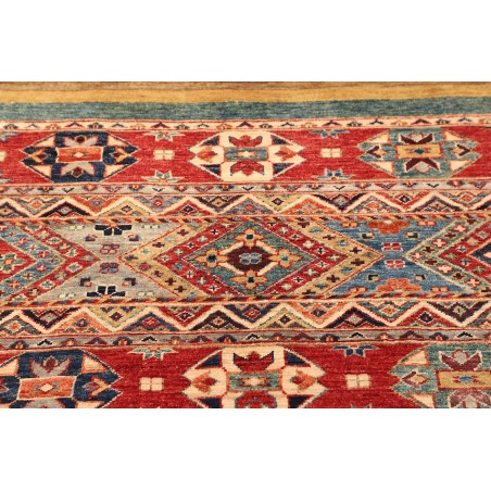 Tappeto Samarkand Pakistan marrone grigio 103x99