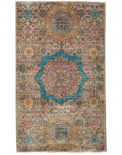 Tappeto Mamlouk Pakistan bianco grigio 79x127