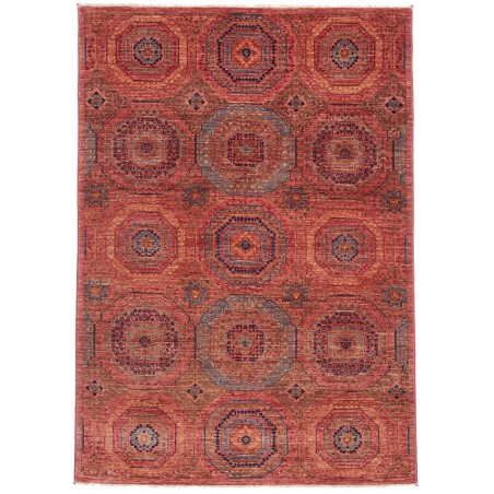 Tappeto Mamlouk Pakistan marrone arancione 123x176