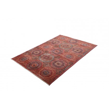 Tappeto Mamlouk Pakistan marrone arancione 123x176