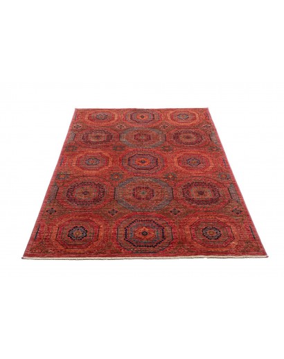 Tappeto Mamlouk Pakistan marrone arancione 123x176