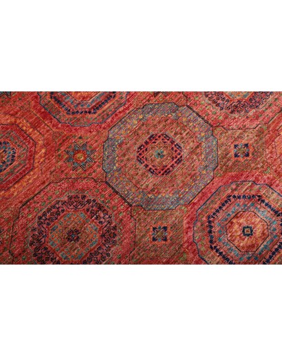 Tappeto Mamlouk Pakistan marrone arancione 123x176