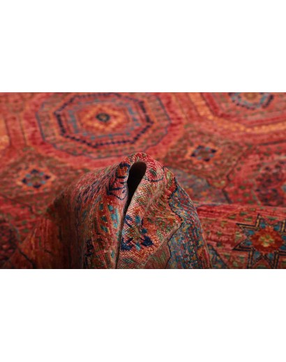 Tappeto Mamlouk Pakistan marrone arancione 123x176