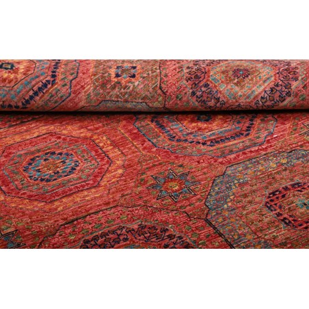 Tappeto Mamlouk Pakistan marrone arancione 123x176