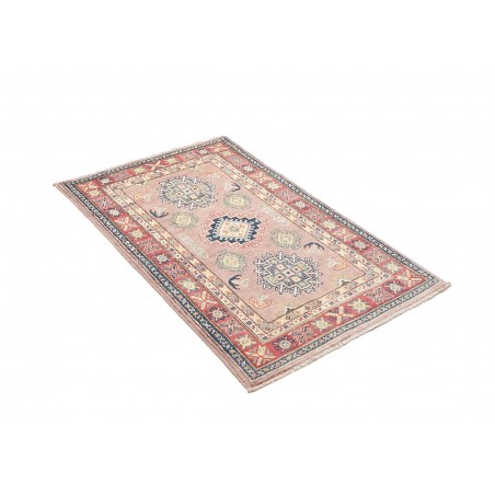 Tappeto Kazak Afghanistan beige azzurro 84x130