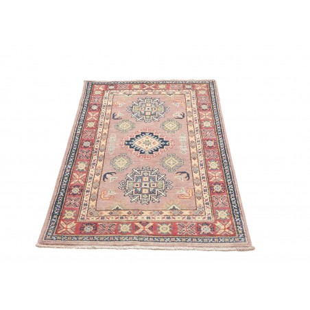 Tappeto Kazak Afghanistan beige azzurro 84x130