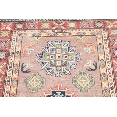 Tappeto Kazak Afghanistan beige azzurro 84x130